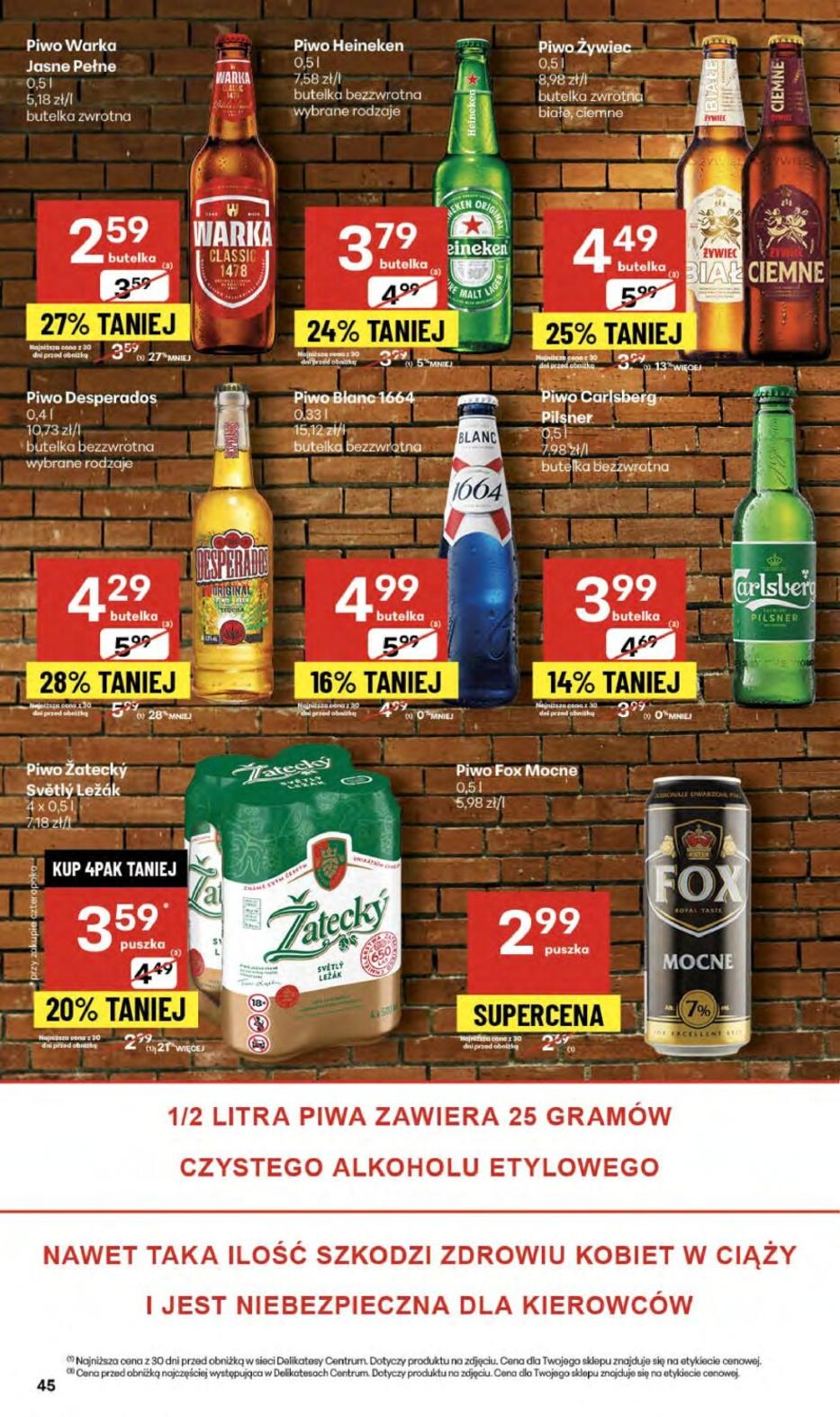 Gazetka promocyjna Delikatesy Centrum str. 45