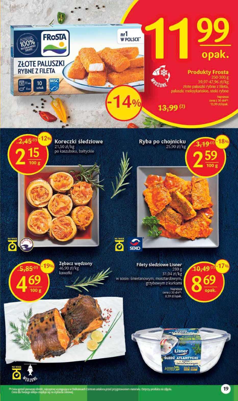 Gazetka promocyjna Delikatesy Centrum str. 19