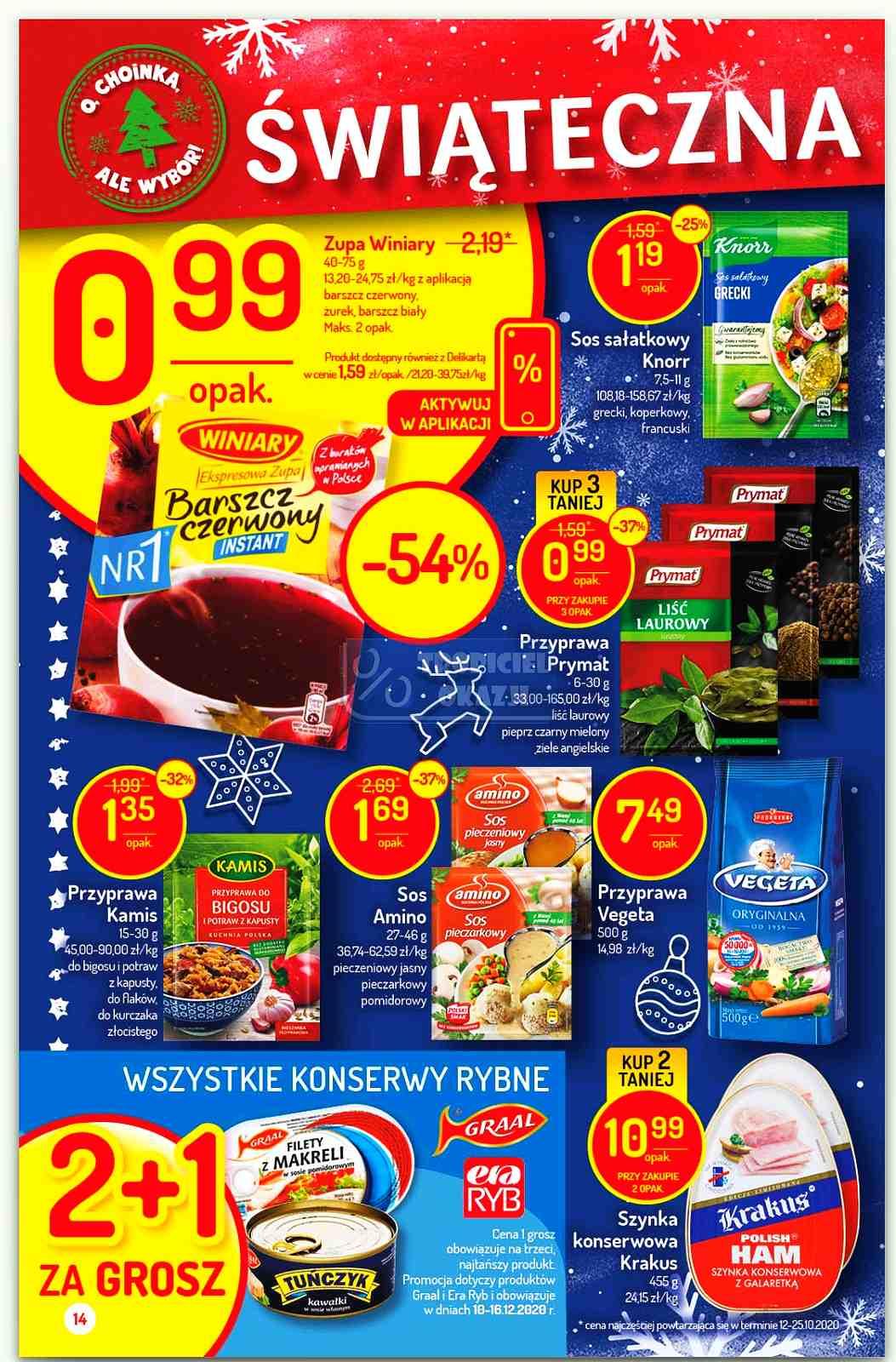 Gazetka promocyjna Delikatesy Centrum str. 14