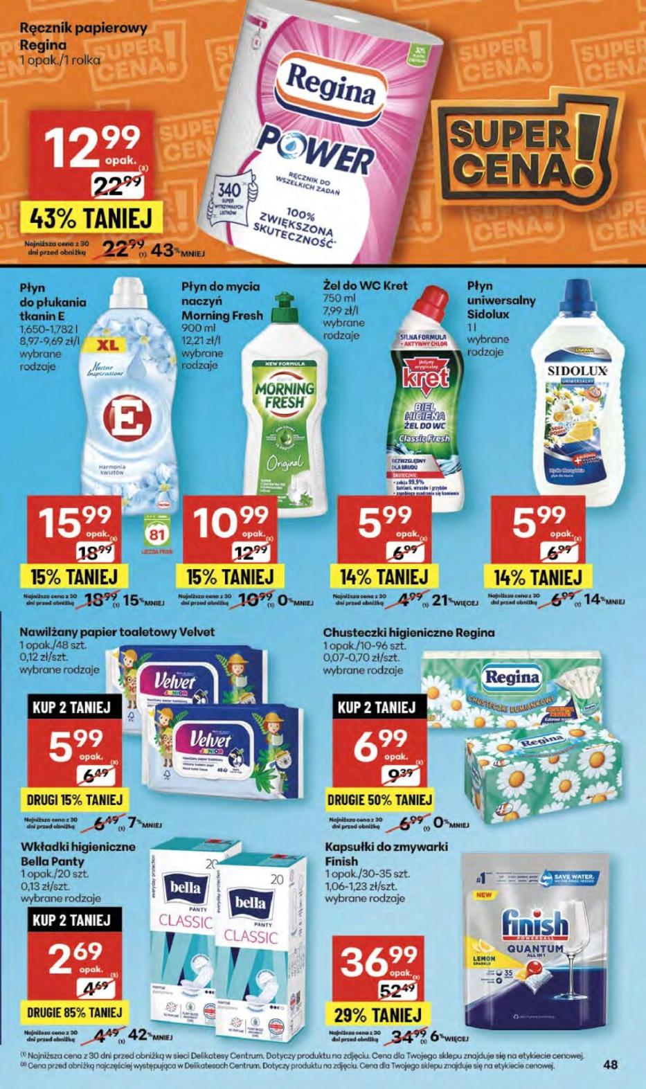 Gazetka promocyjna Delikatesy Centrum str. 48