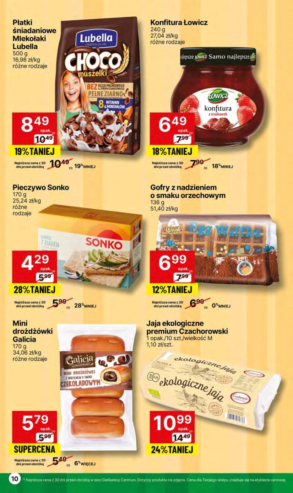 Gazetka promocyjna Delikatesy Centrum str. 10