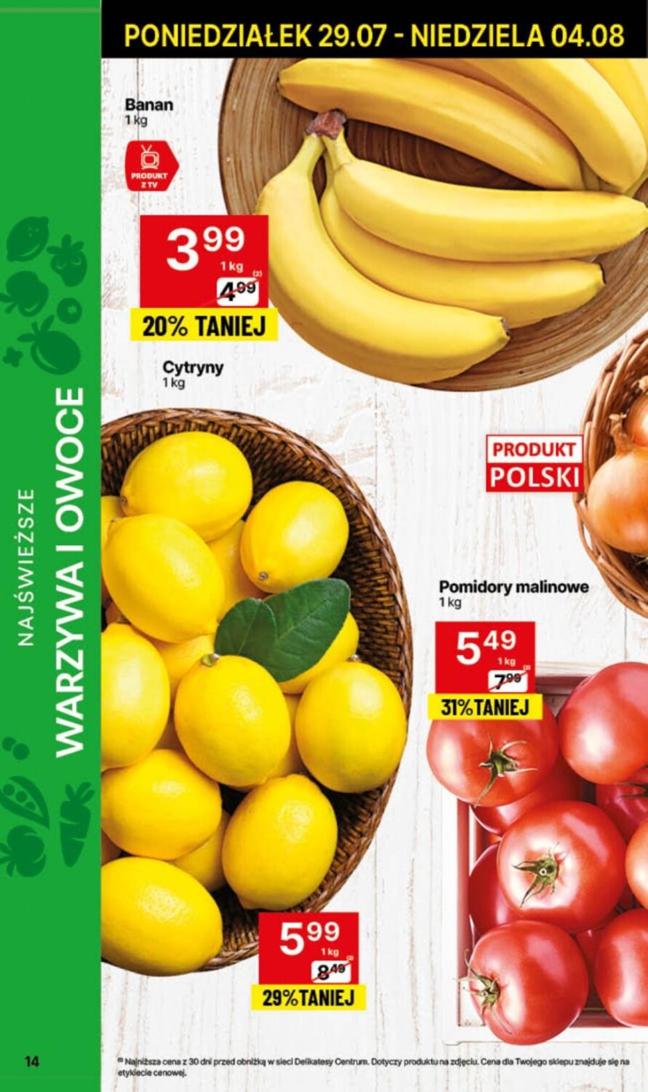 Gazetka promocyjna Delikatesy Centrum str. 14