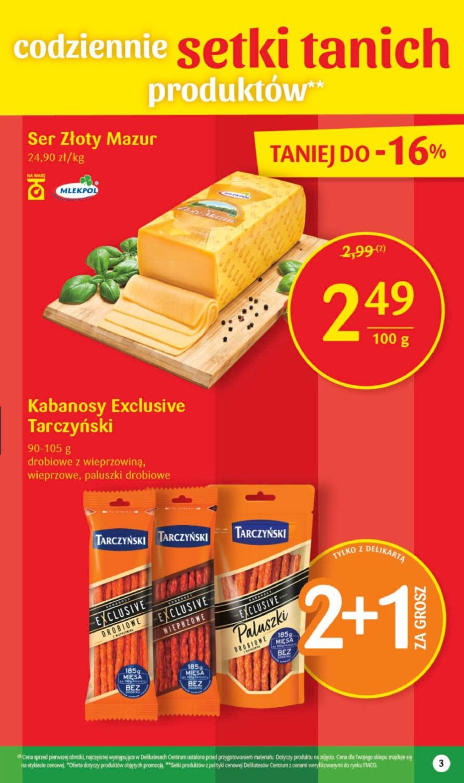 Gazetka promocyjna Delikatesy Centrum str. 3
