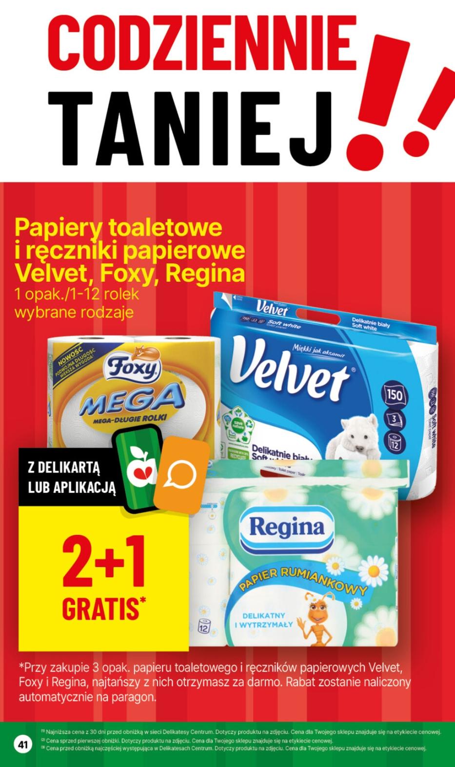 Gazetka promocyjna Delikatesy Centrum str. 41
