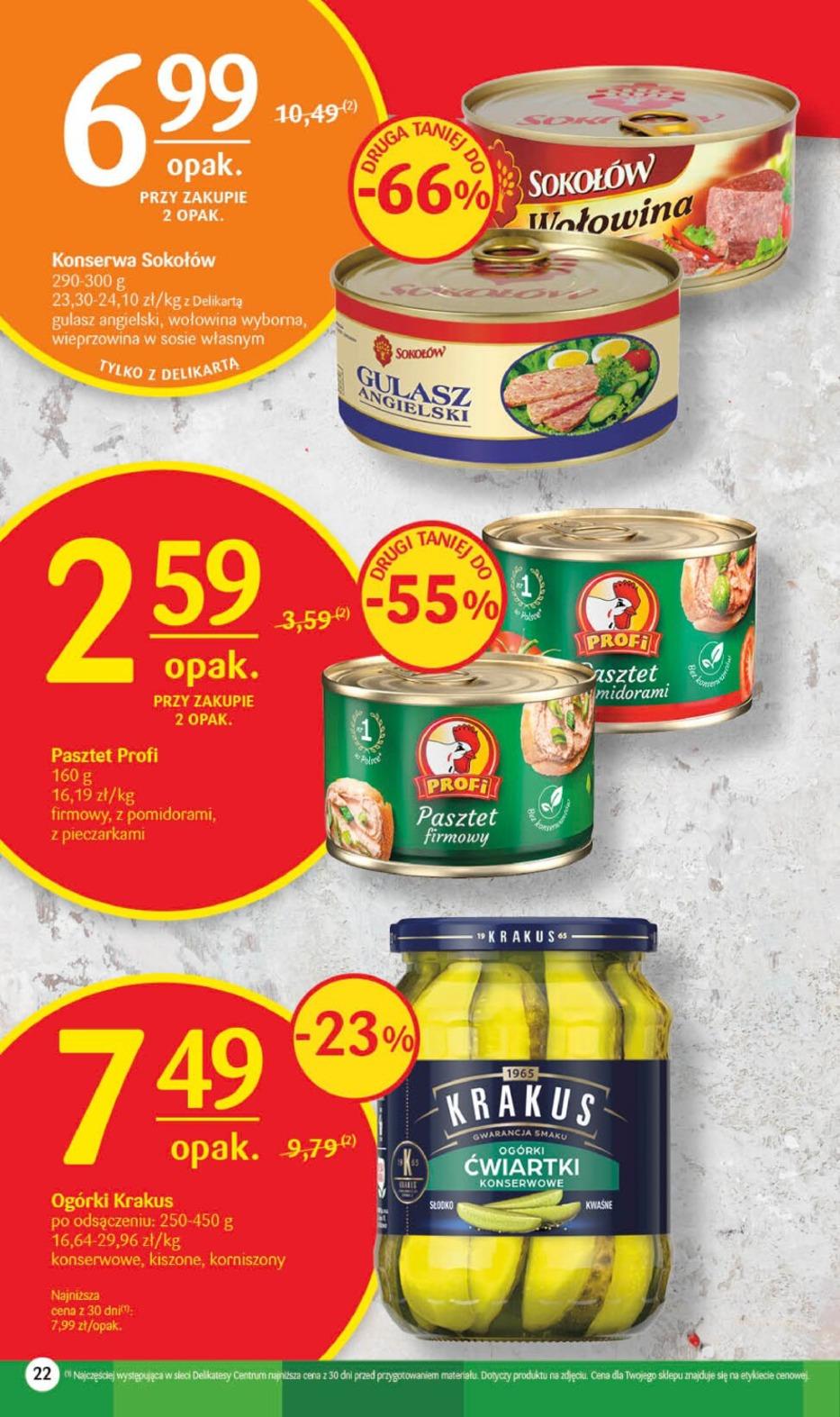 Gazetka promocyjna Delikatesy Centrum str. 22