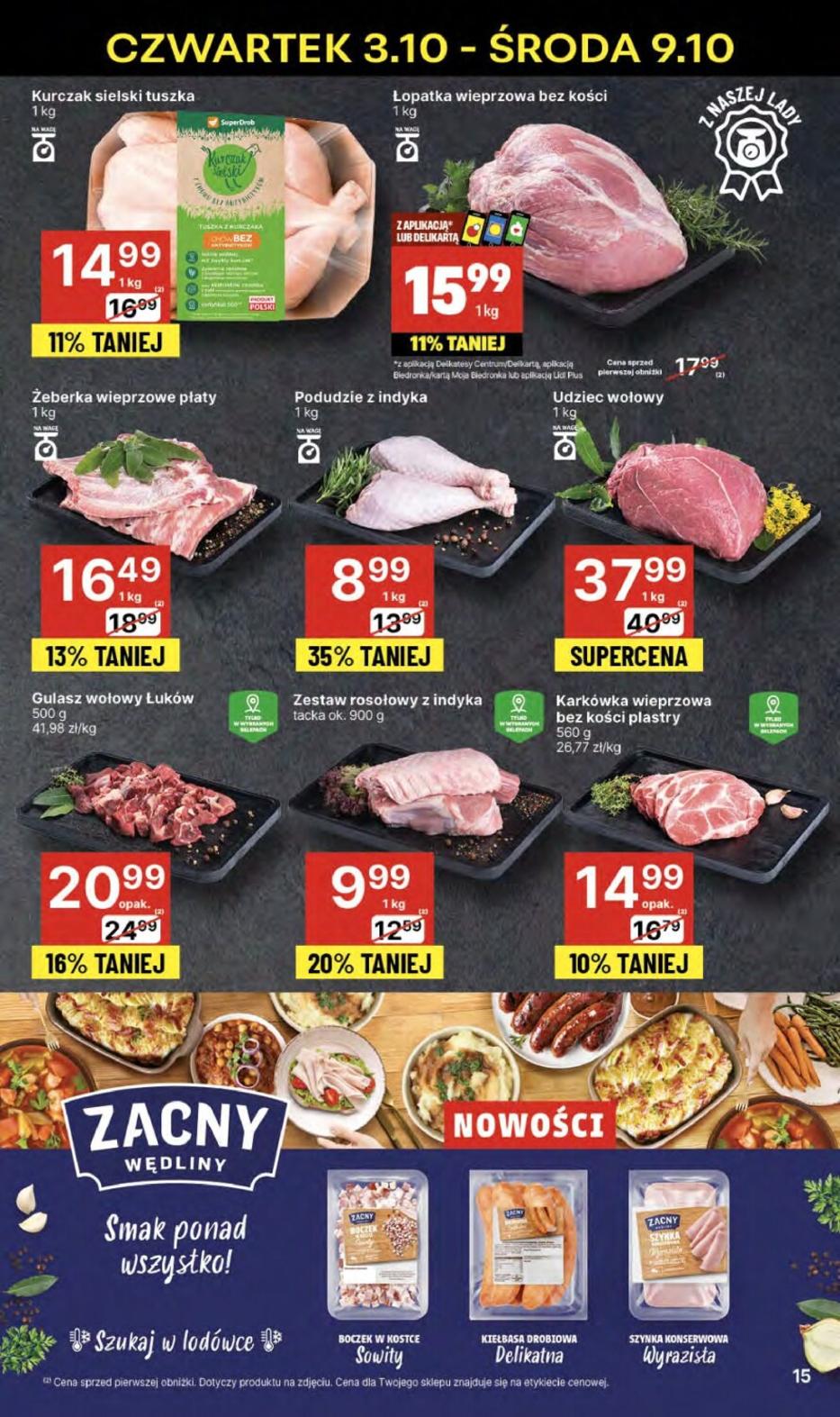 Gazetka promocyjna Delikatesy Centrum str. 15