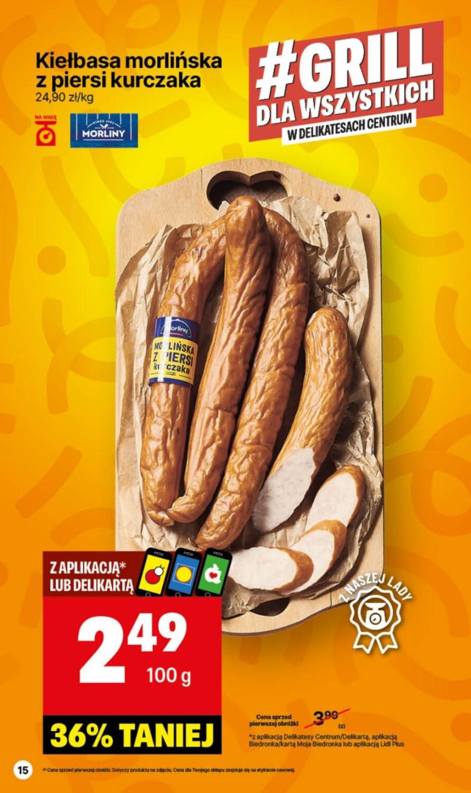 Gazetka promocyjna Delikatesy Centrum str. 15