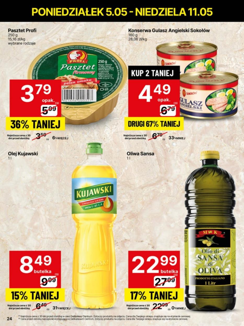 Gazetka promocyjna Delikatesy Centrum str. 24