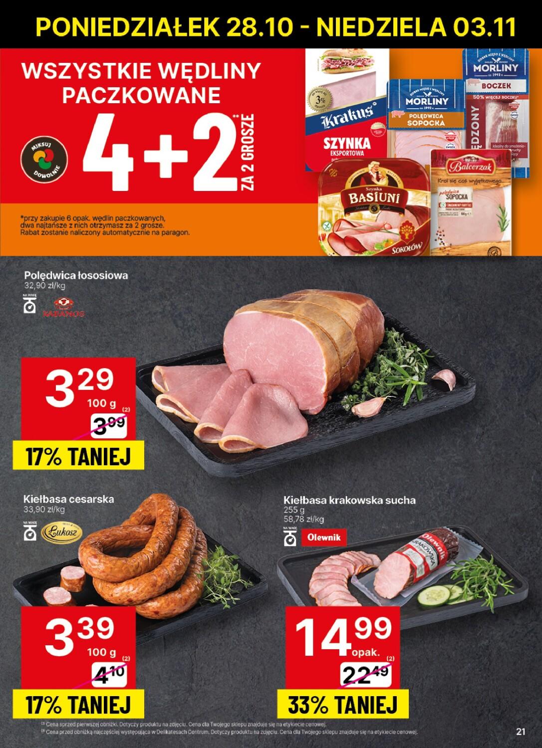 Gazetka promocyjna Delikatesy Centrum str. 21