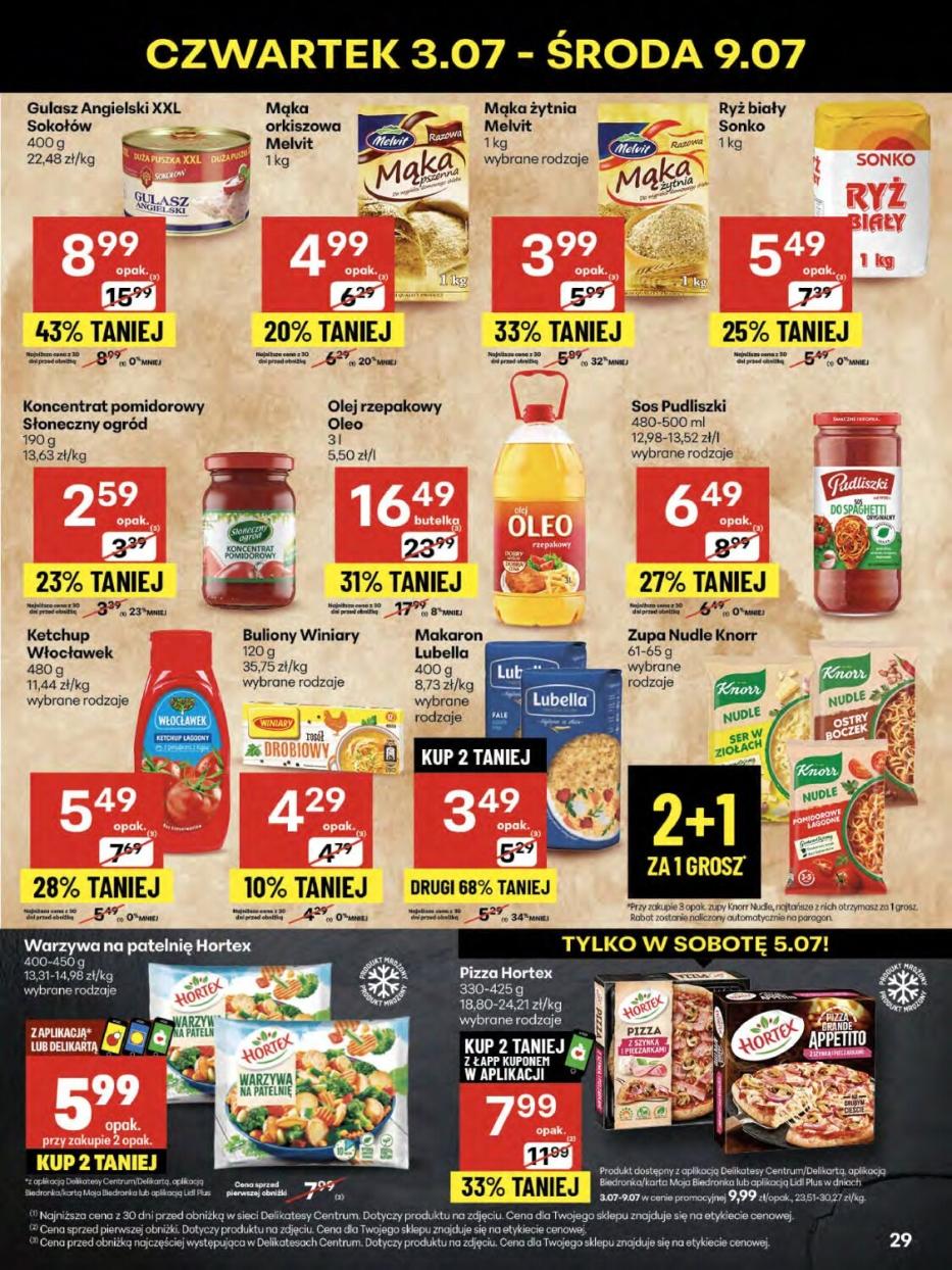 Gazetka promocyjna Delikatesy Centrum str. 29