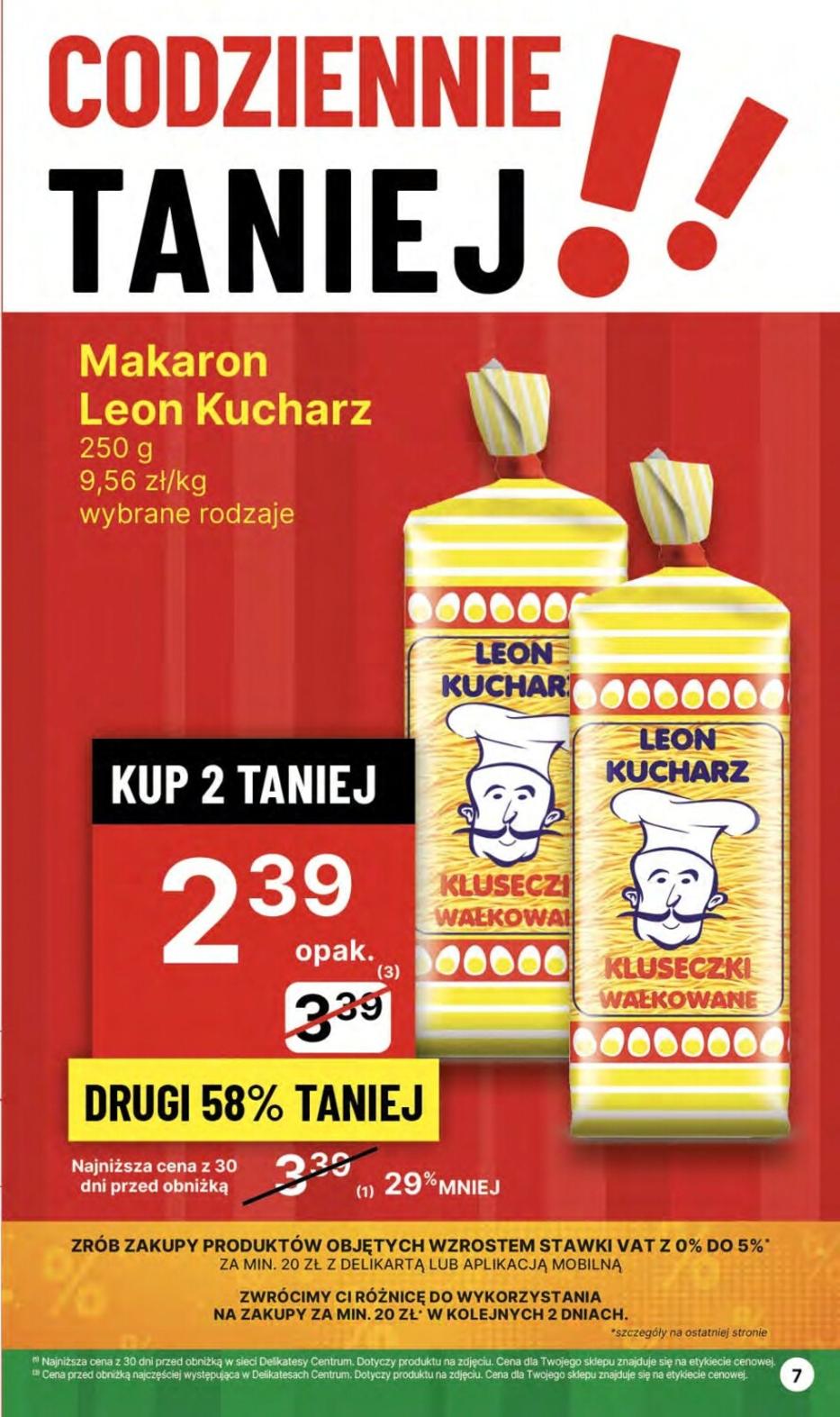 Gazetka promocyjna Delikatesy Centrum str. 7