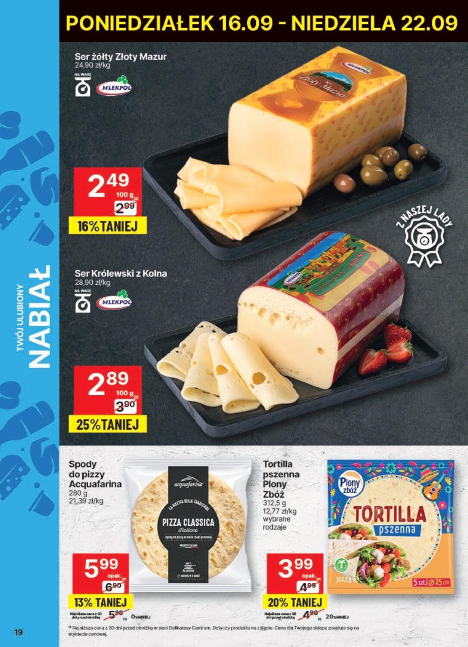 Gazetka promocyjna Delikatesy Centrum str. 19