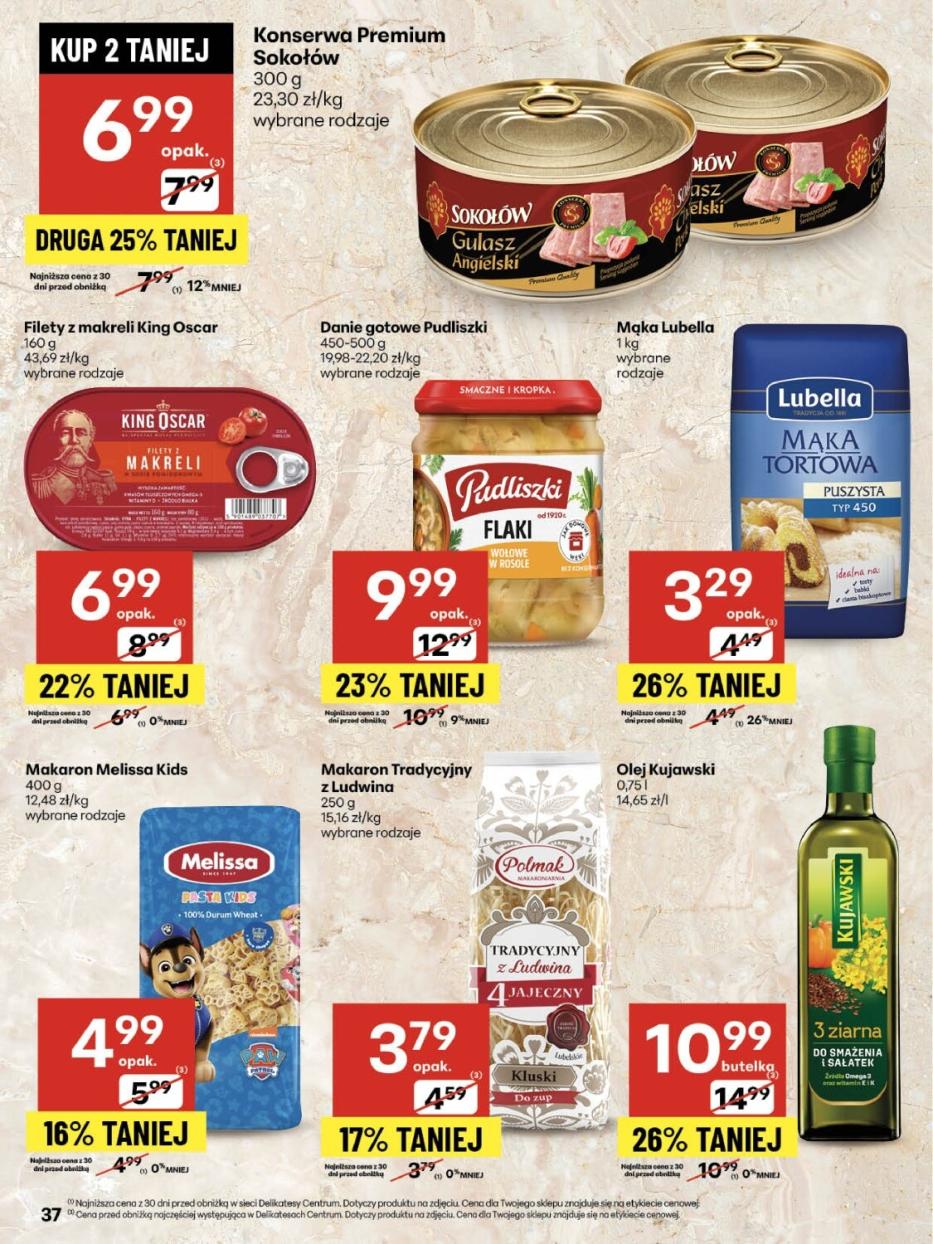 Gazetka promocyjna Delikatesy Centrum str. 37