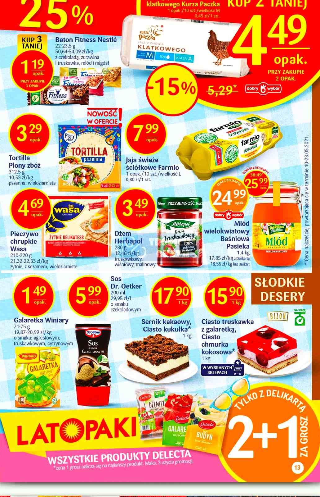 Gazetka promocyjna Delikatesy Centrum str. 13