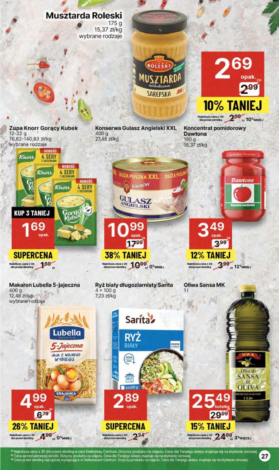 Gazetka promocyjna Delikatesy Centrum str. 27