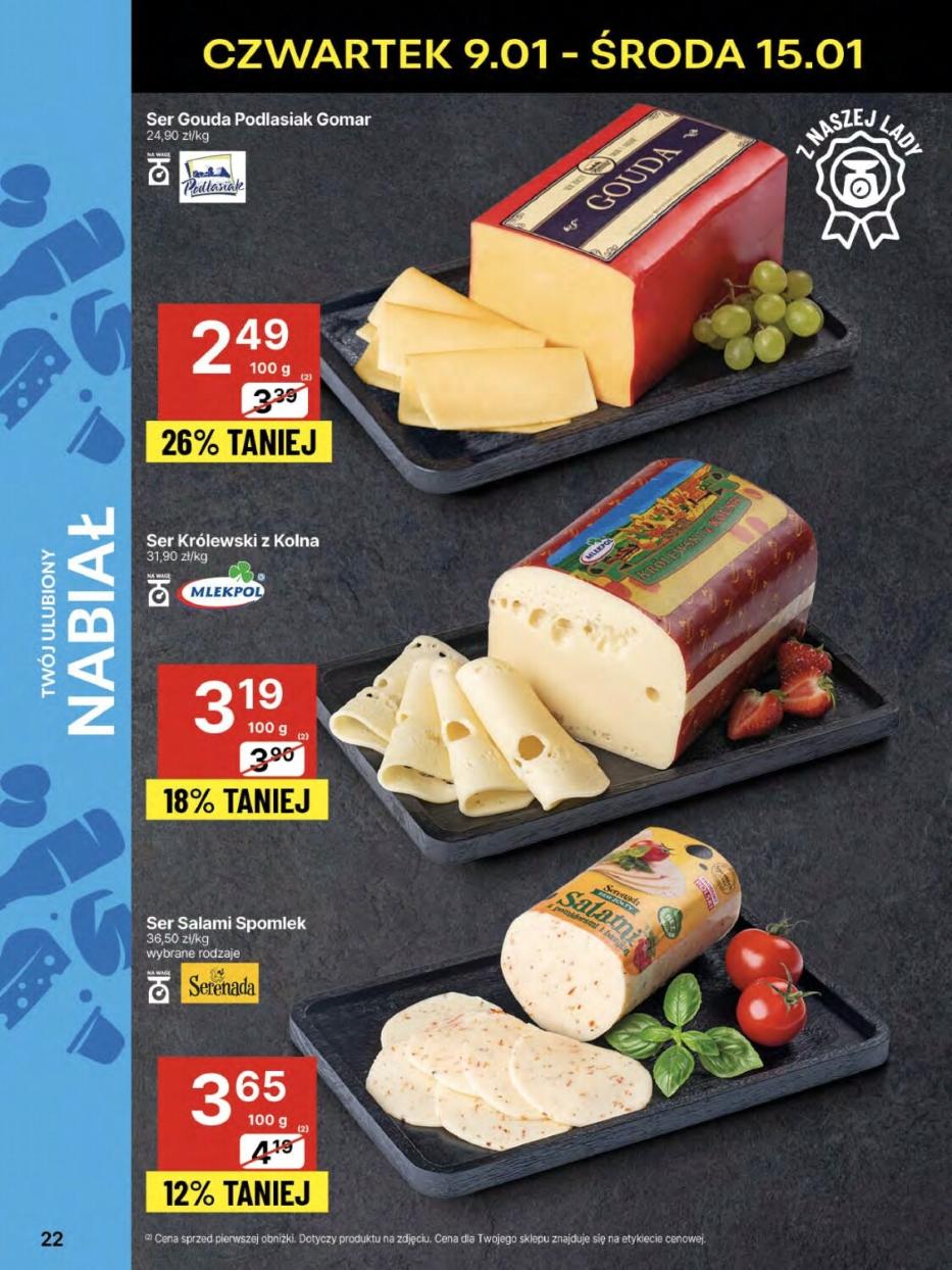 Gazetka promocyjna Delikatesy Centrum str. 22