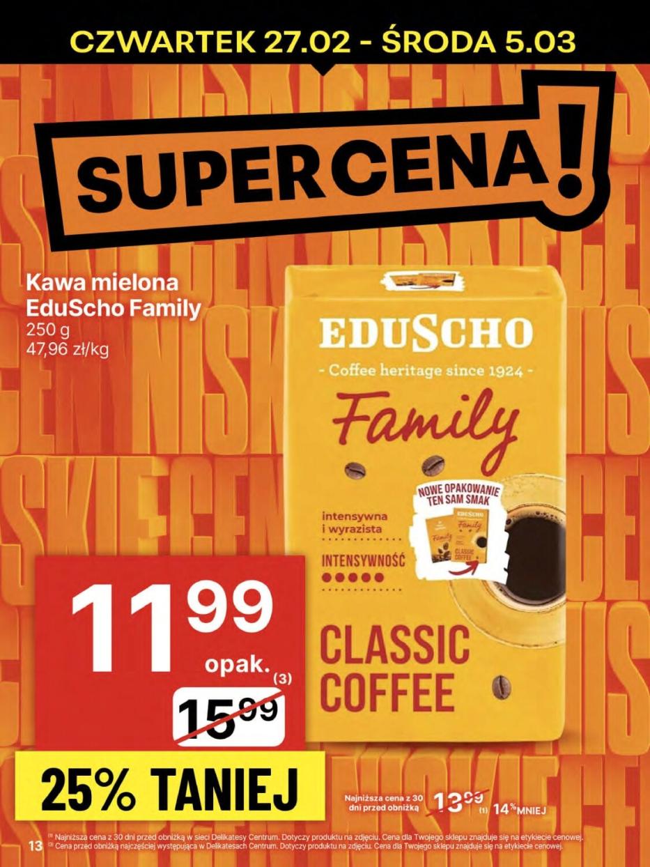 Gazetka promocyjna Delikatesy Centrum str. 13