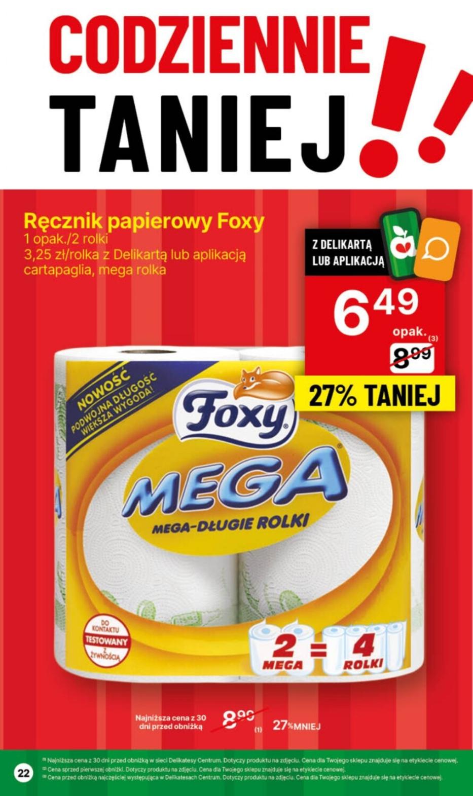 Gazetka promocyjna Delikatesy Centrum str. 22