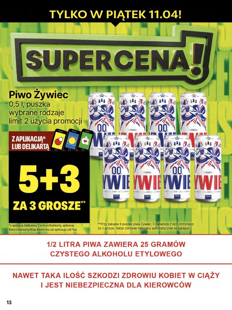 Gazetka promocyjna Delikatesy Centrum str. 13