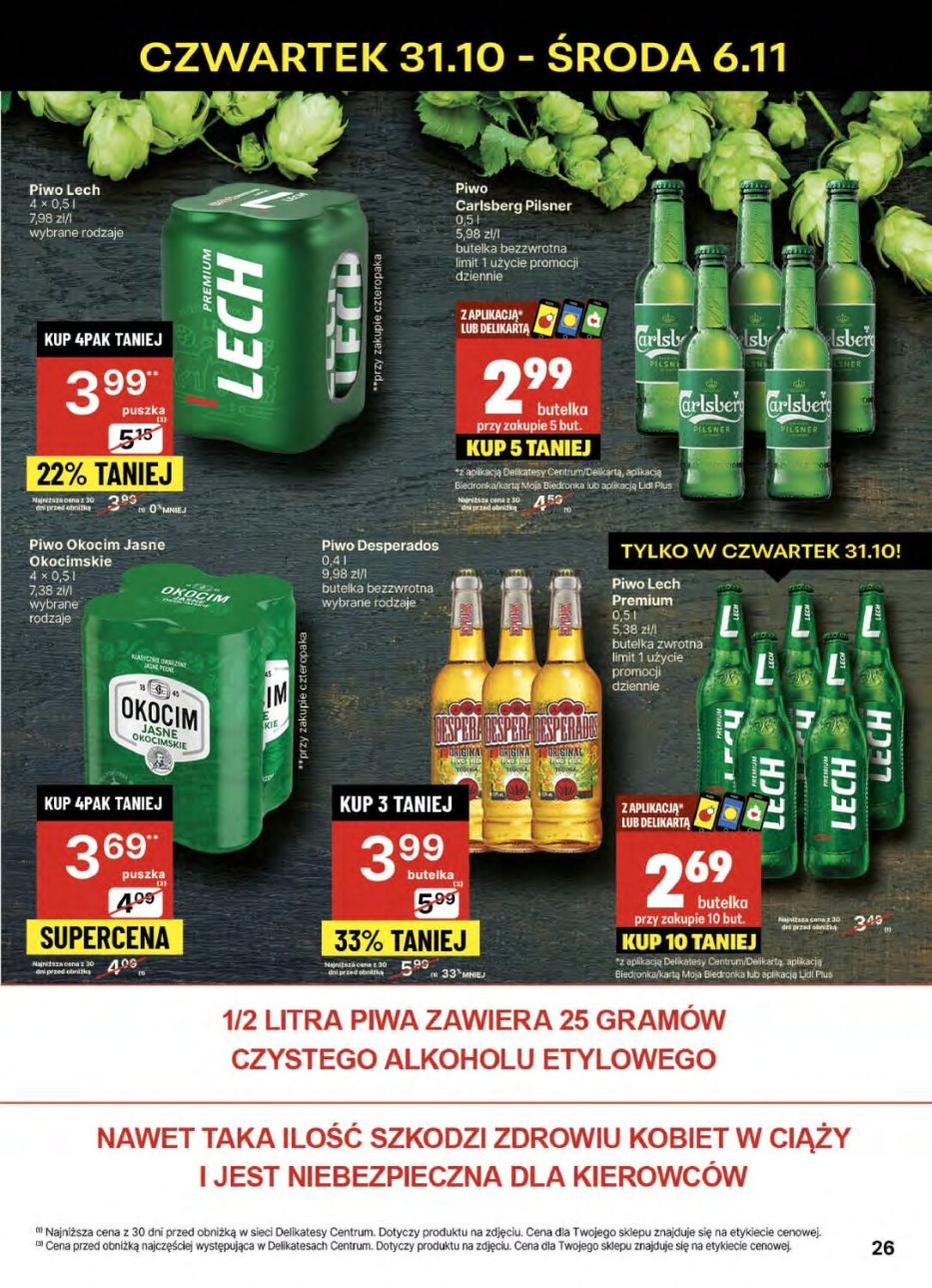 Gazetka promocyjna Delikatesy Centrum str. 26