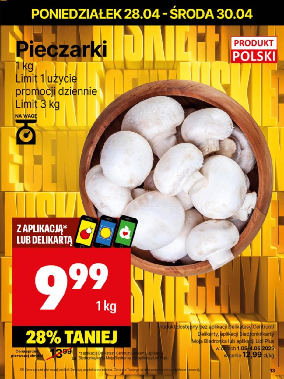 Gazetka promocyjna Delikatesy Centrum str. 13