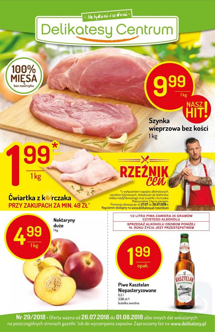 Gazetka promocyjna Delikatesy Centrum str. 1