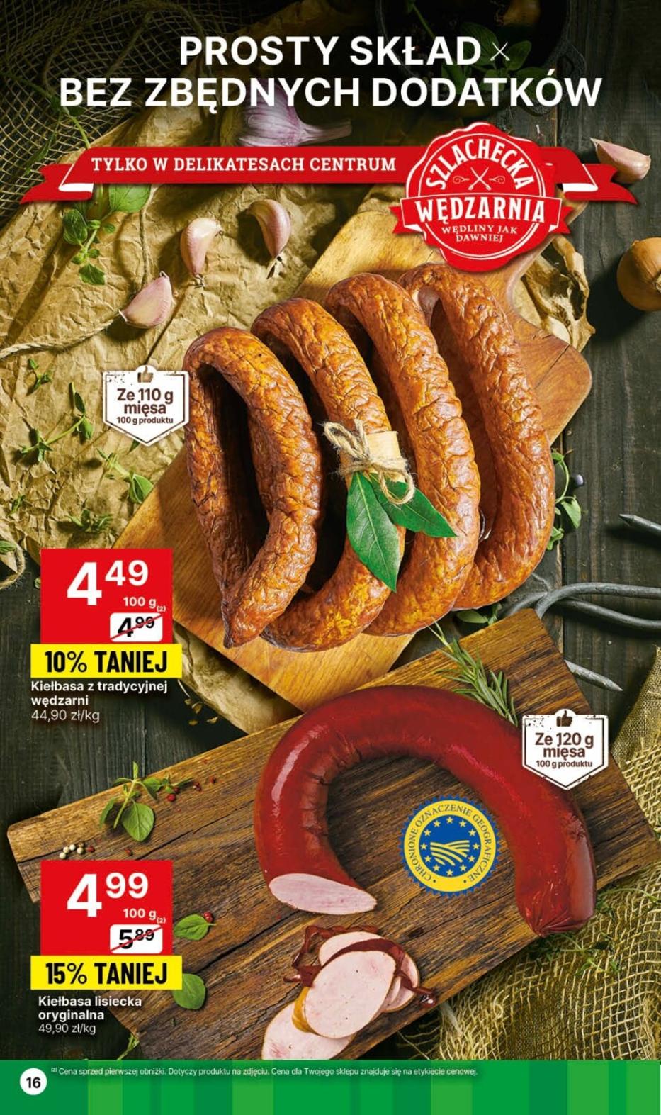 Gazetka promocyjna Delikatesy Centrum str. 16