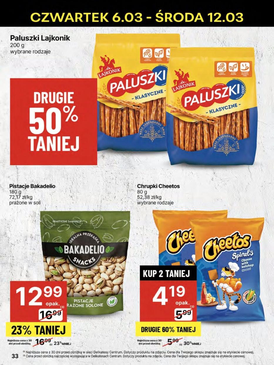 Gazetka promocyjna Delikatesy Centrum str. 33