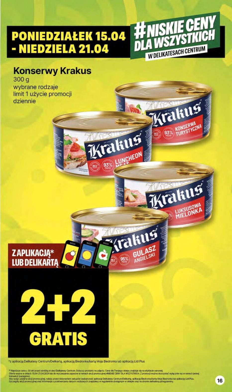 Gazetka promocyjna Delikatesy Centrum str. 16