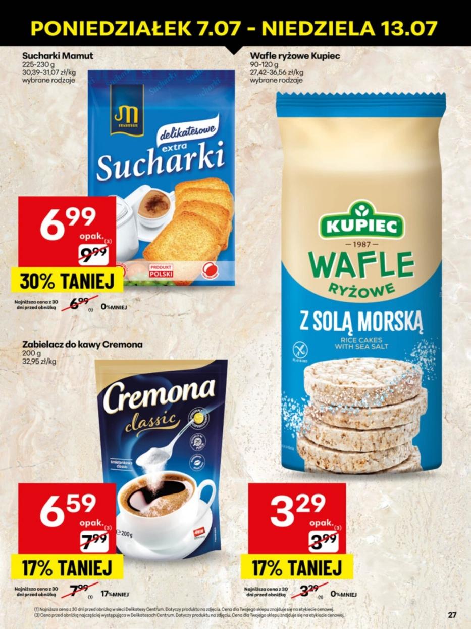 Gazetka promocyjna Delikatesy Centrum str. 27