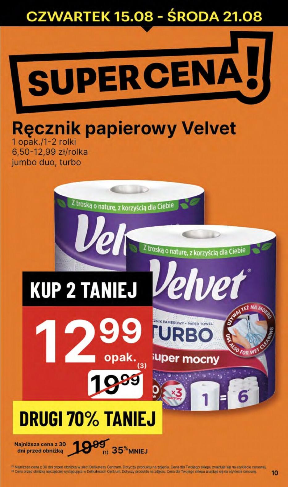 Gazetka promocyjna Delikatesy Centrum str. 10