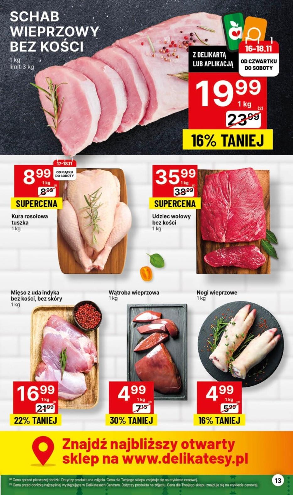 Gazetka promocyjna Delikatesy Centrum str. 13