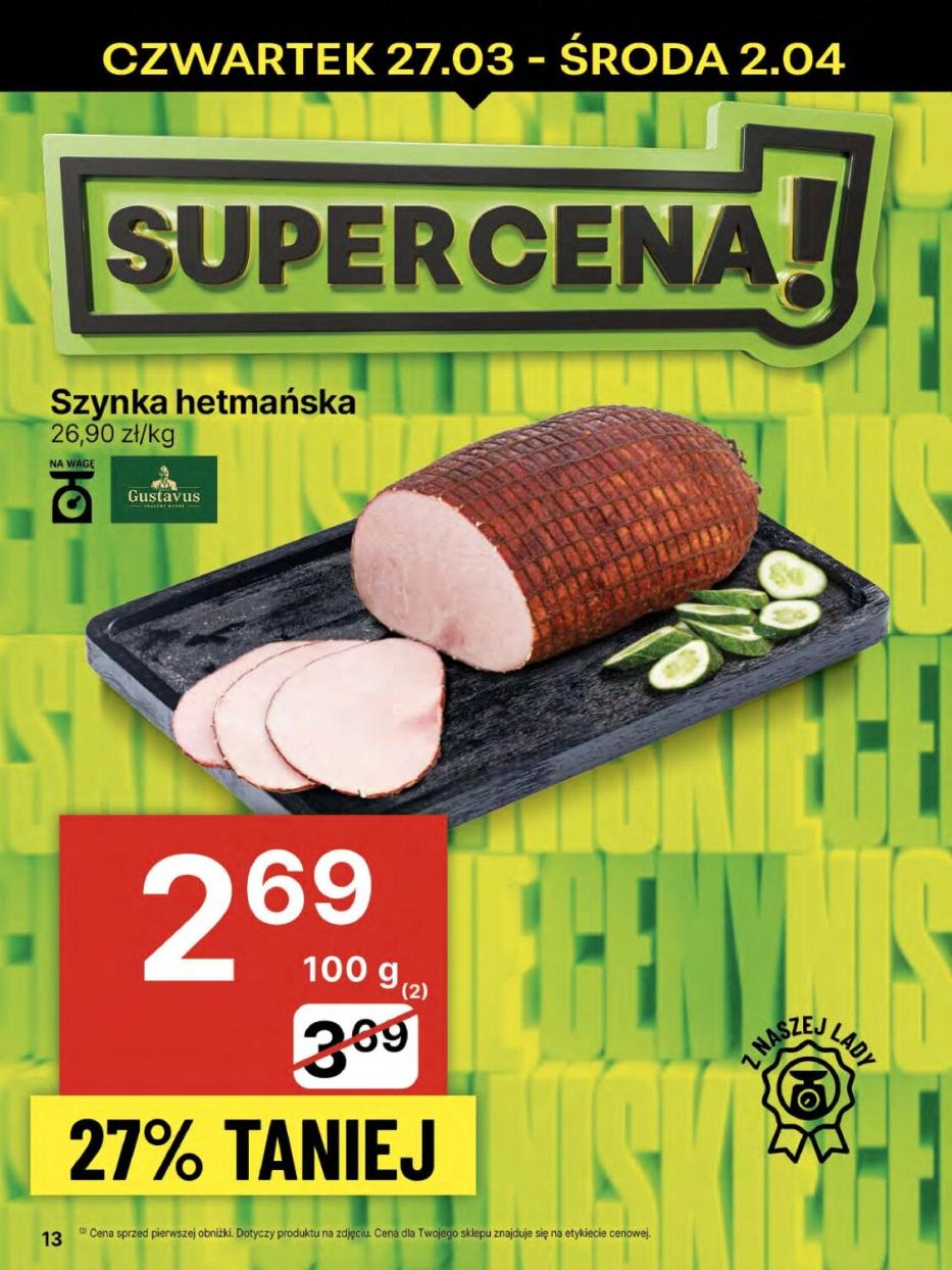 Gazetka promocyjna Delikatesy Centrum str. 13