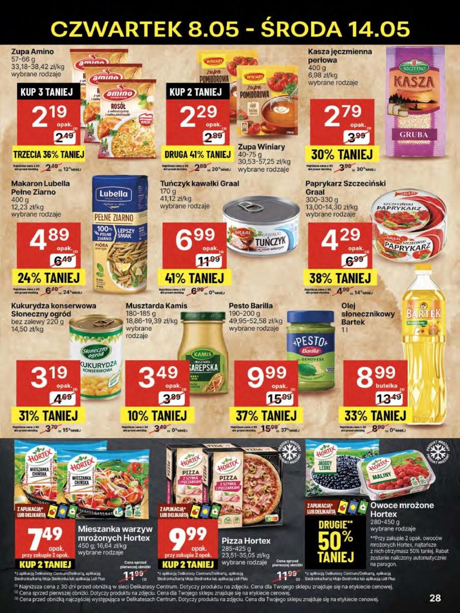 Gazetka promocyjna Delikatesy Centrum str. 28