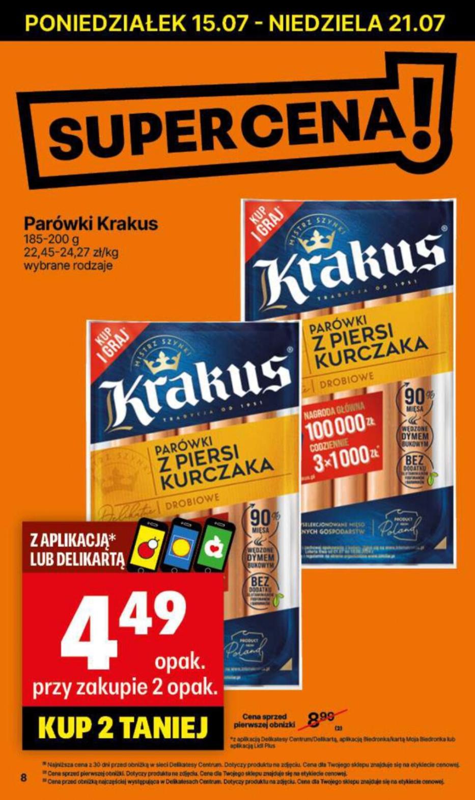 Gazetka promocyjna Delikatesy Centrum str. 8