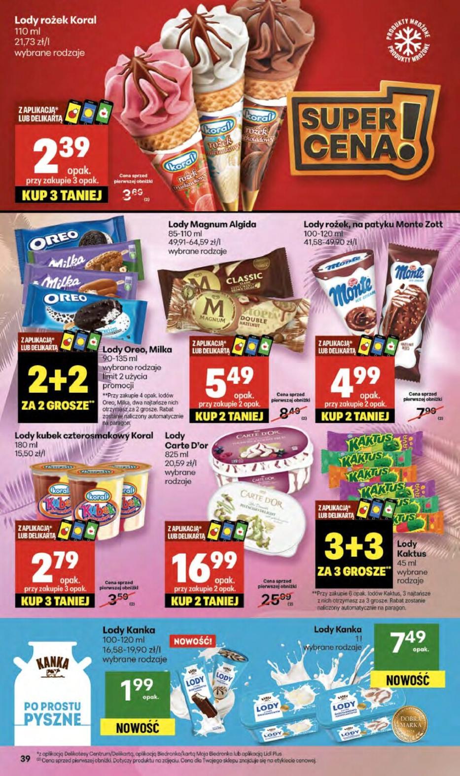 Gazetka promocyjna Delikatesy Centrum str. 39