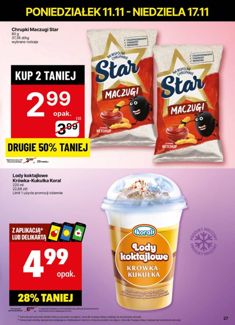 Gazetka promocyjna Delikatesy Centrum str. 27