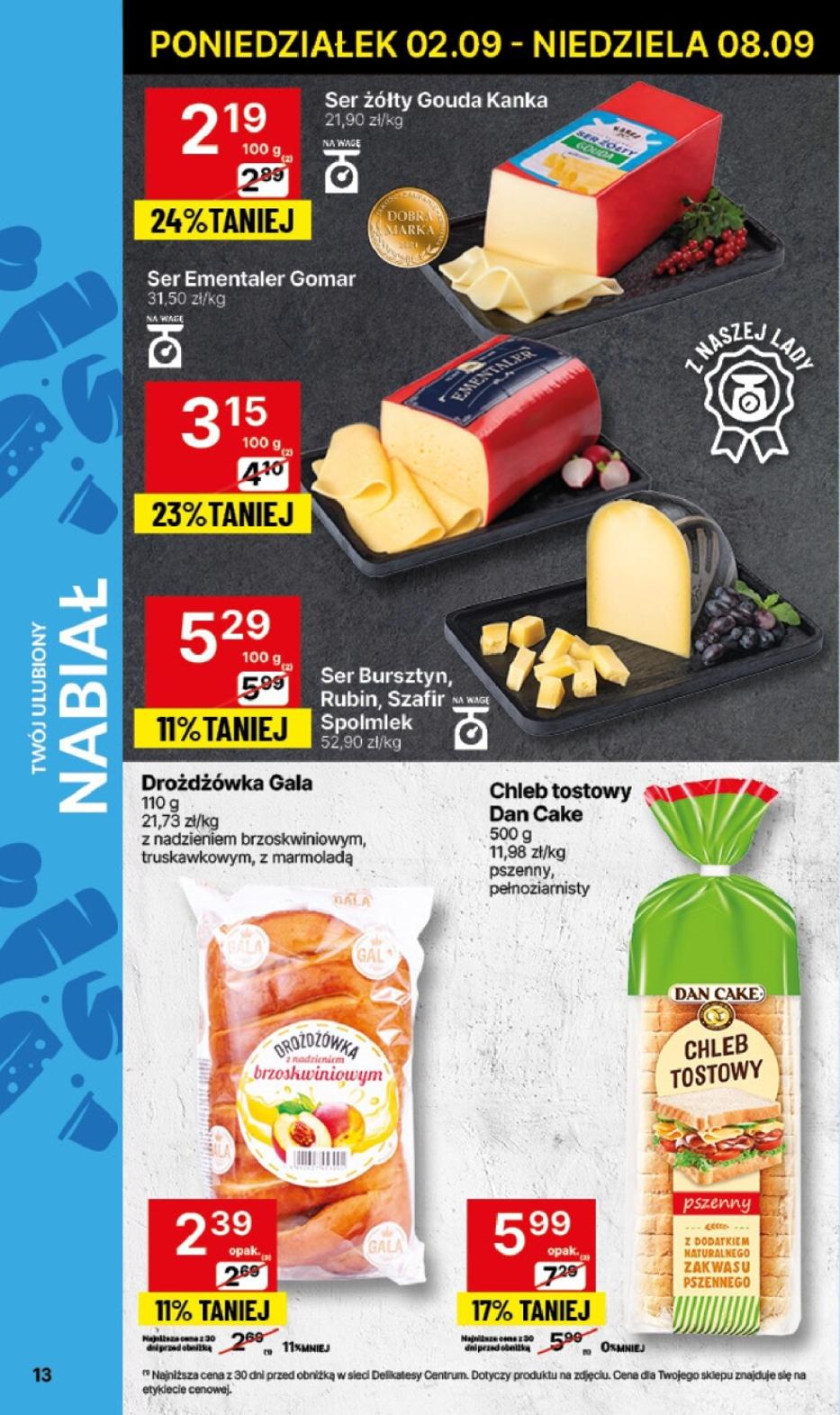 Gazetka promocyjna Delikatesy Centrum str. 13