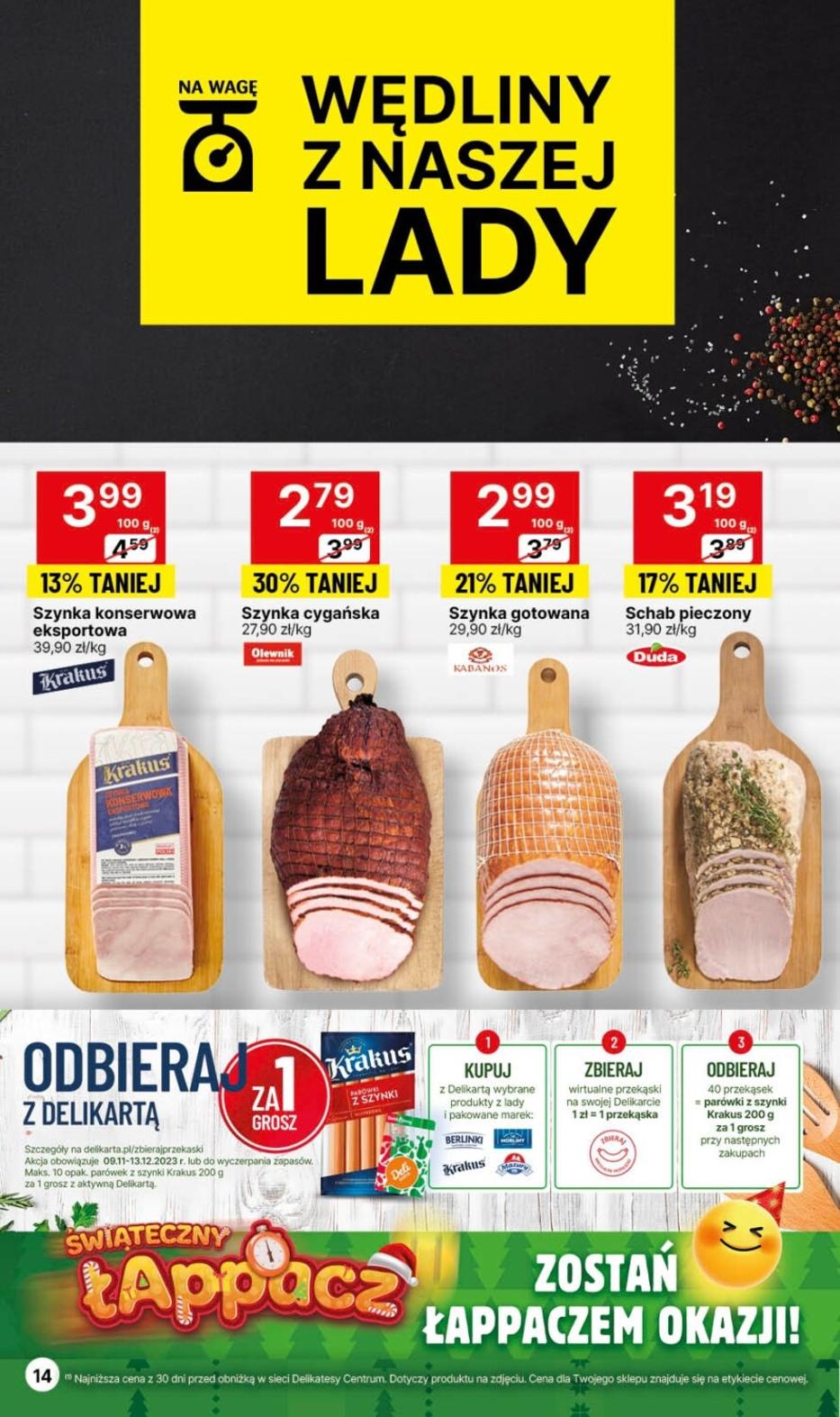 Gazetka promocyjna Delikatesy Centrum str. 14