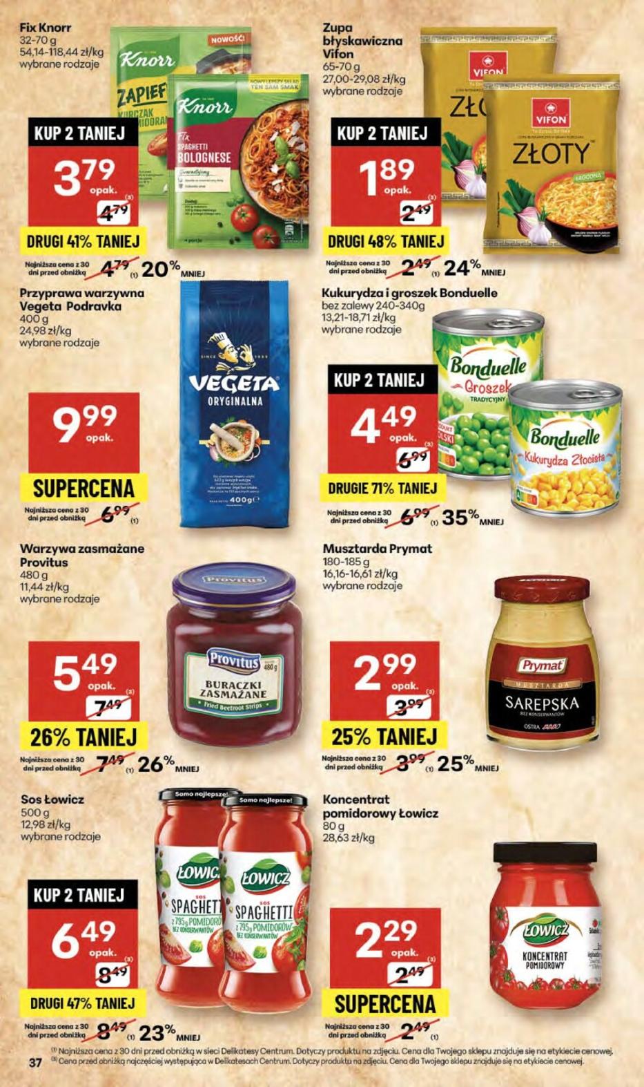 Gazetka promocyjna Delikatesy Centrum str. 37