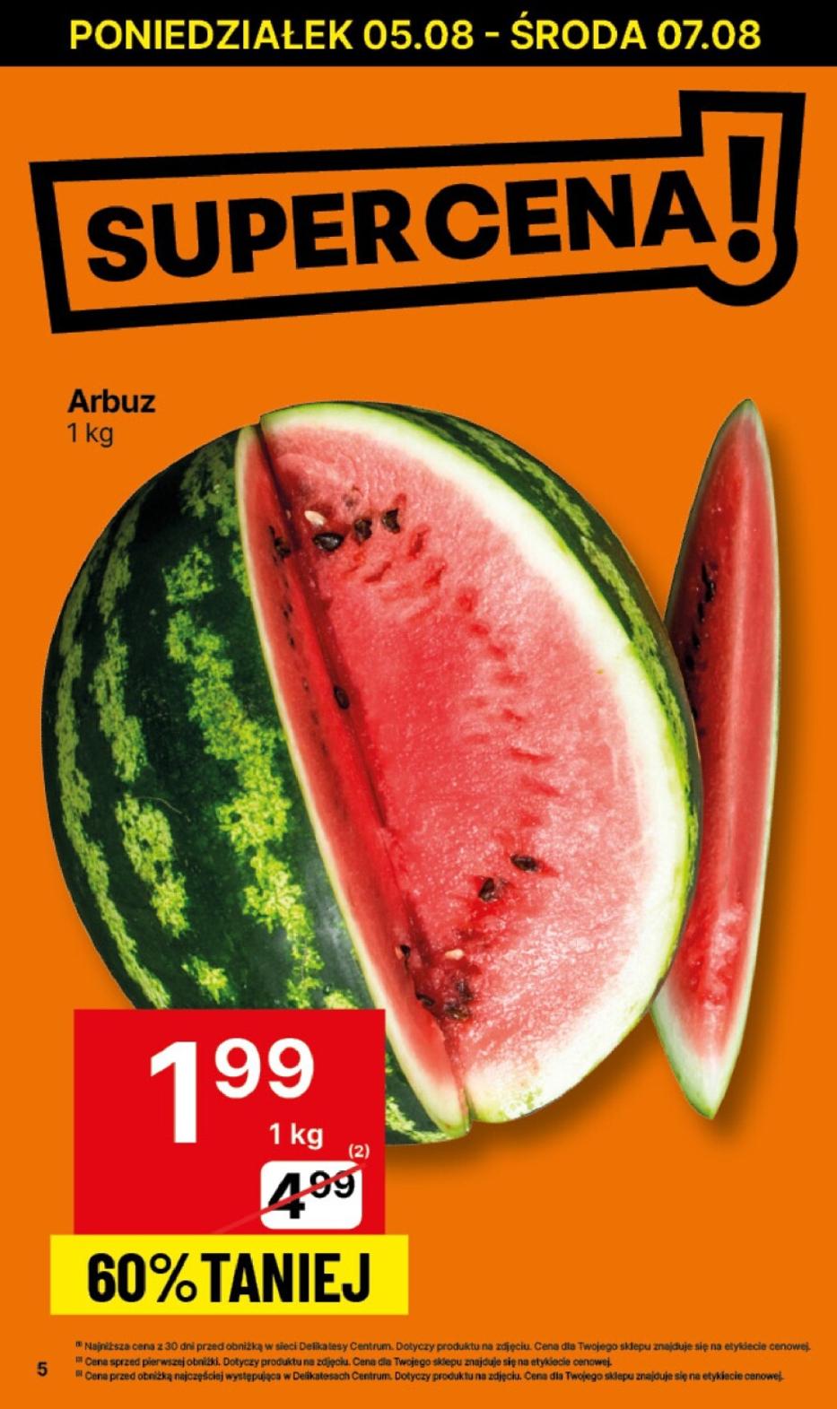 Gazetka promocyjna Delikatesy Centrum str. 5