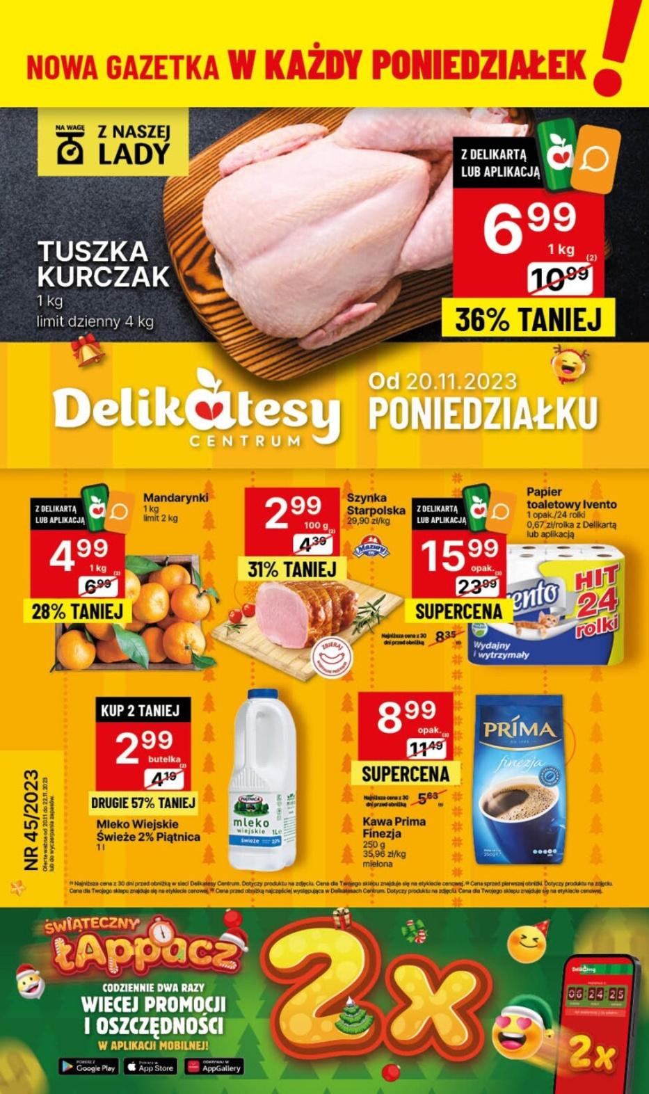 Gazetka promocyjna Delikatesy Centrum str. 1