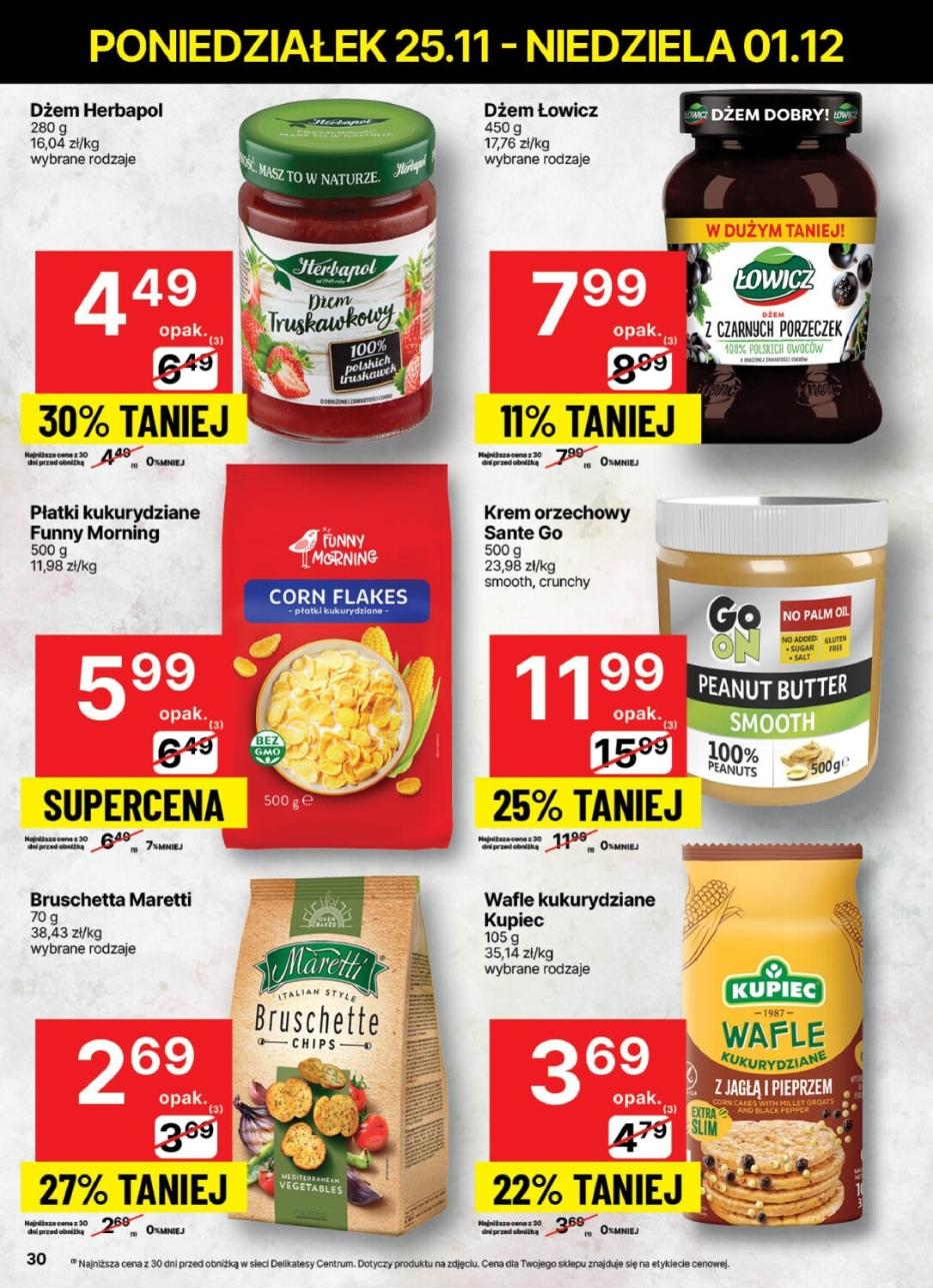Gazetka promocyjna Delikatesy Centrum str. 30