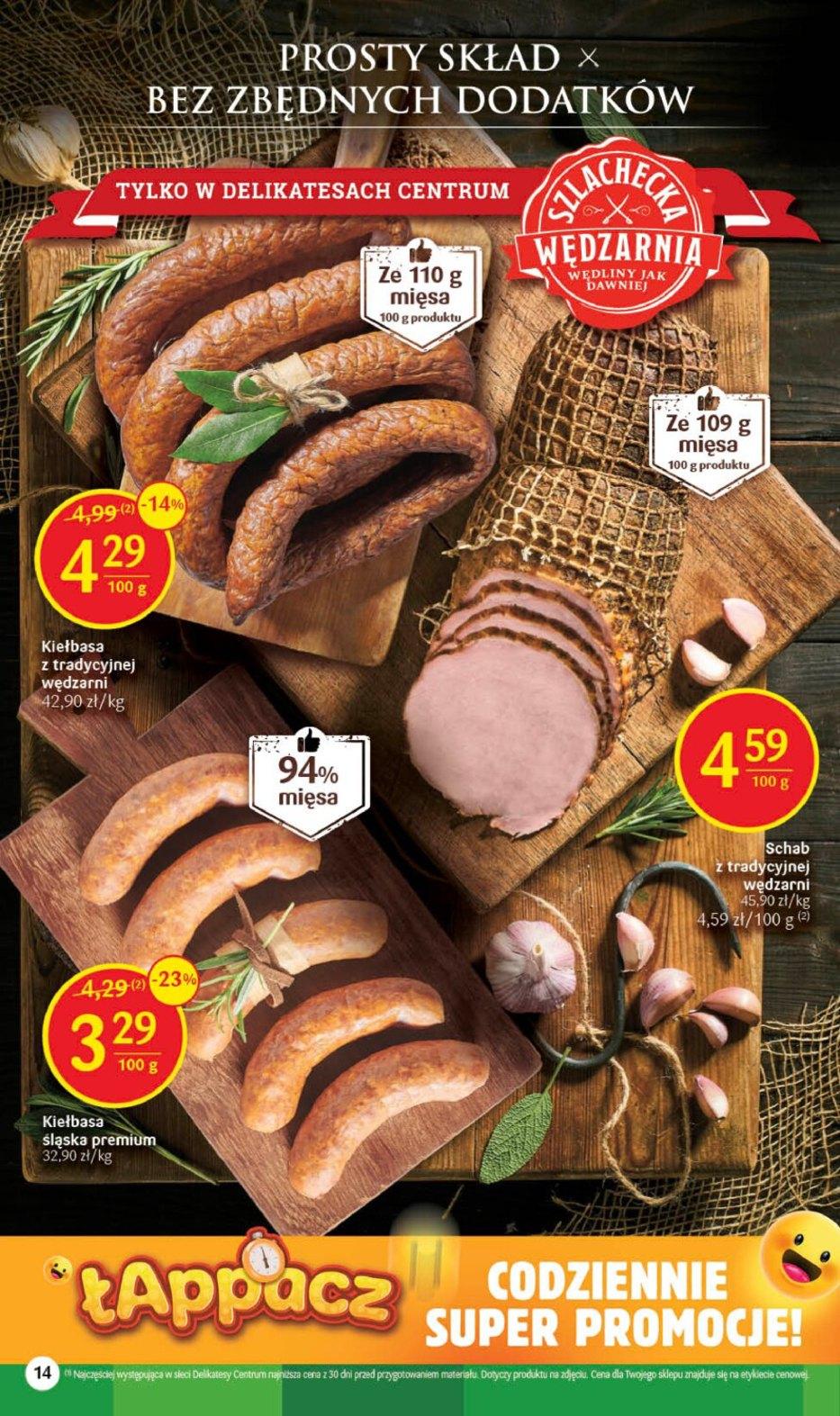 Gazetka promocyjna Delikatesy Centrum str. 14