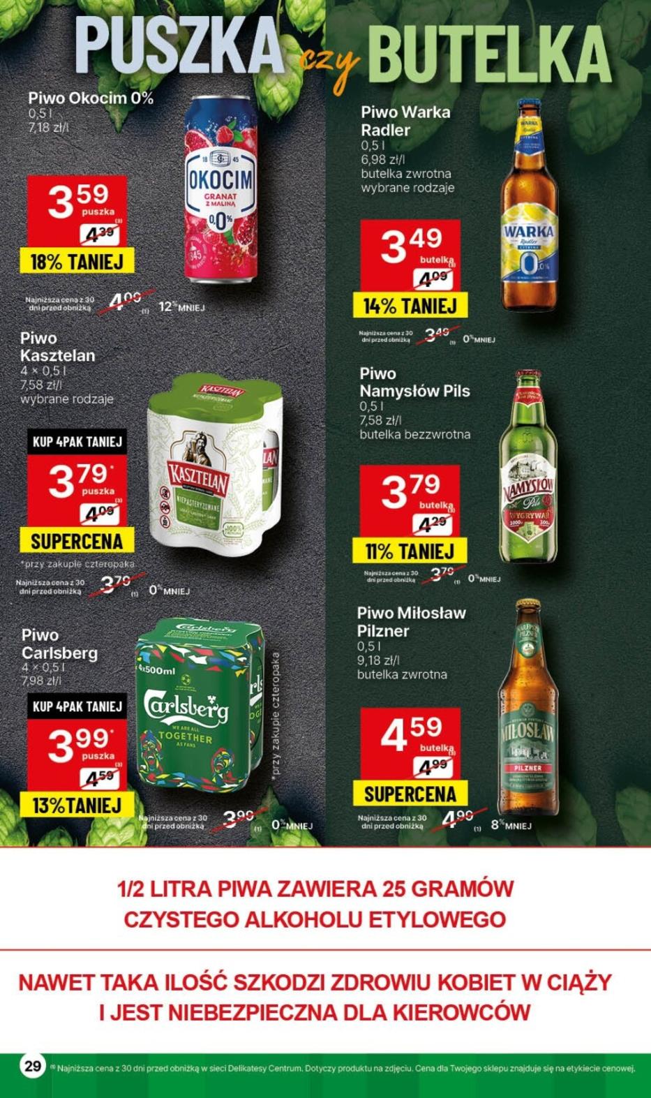 Gazetka promocyjna Delikatesy Centrum str. 29