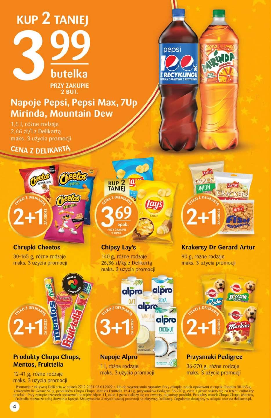 Gazetka promocyjna Delikatesy Centrum str. 4