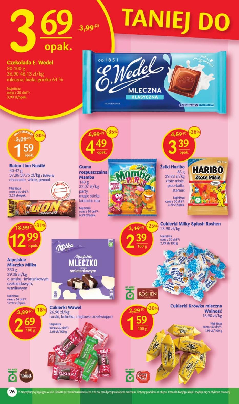Gazetka promocyjna Delikatesy Centrum str. 26