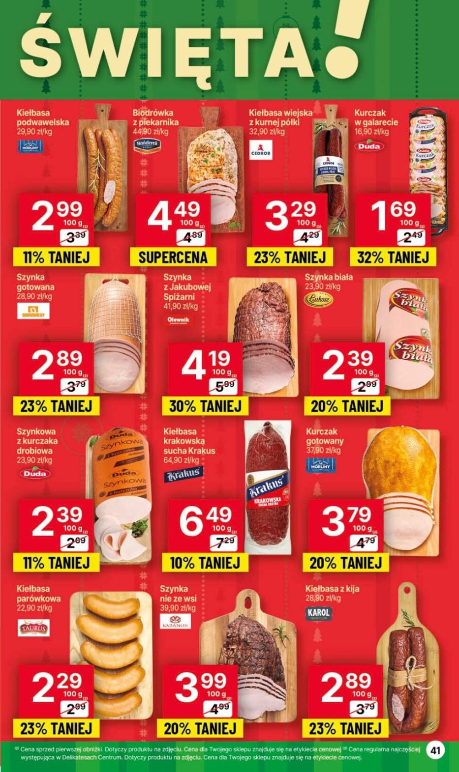 Gazetka promocyjna Delikatesy Centrum str. 41