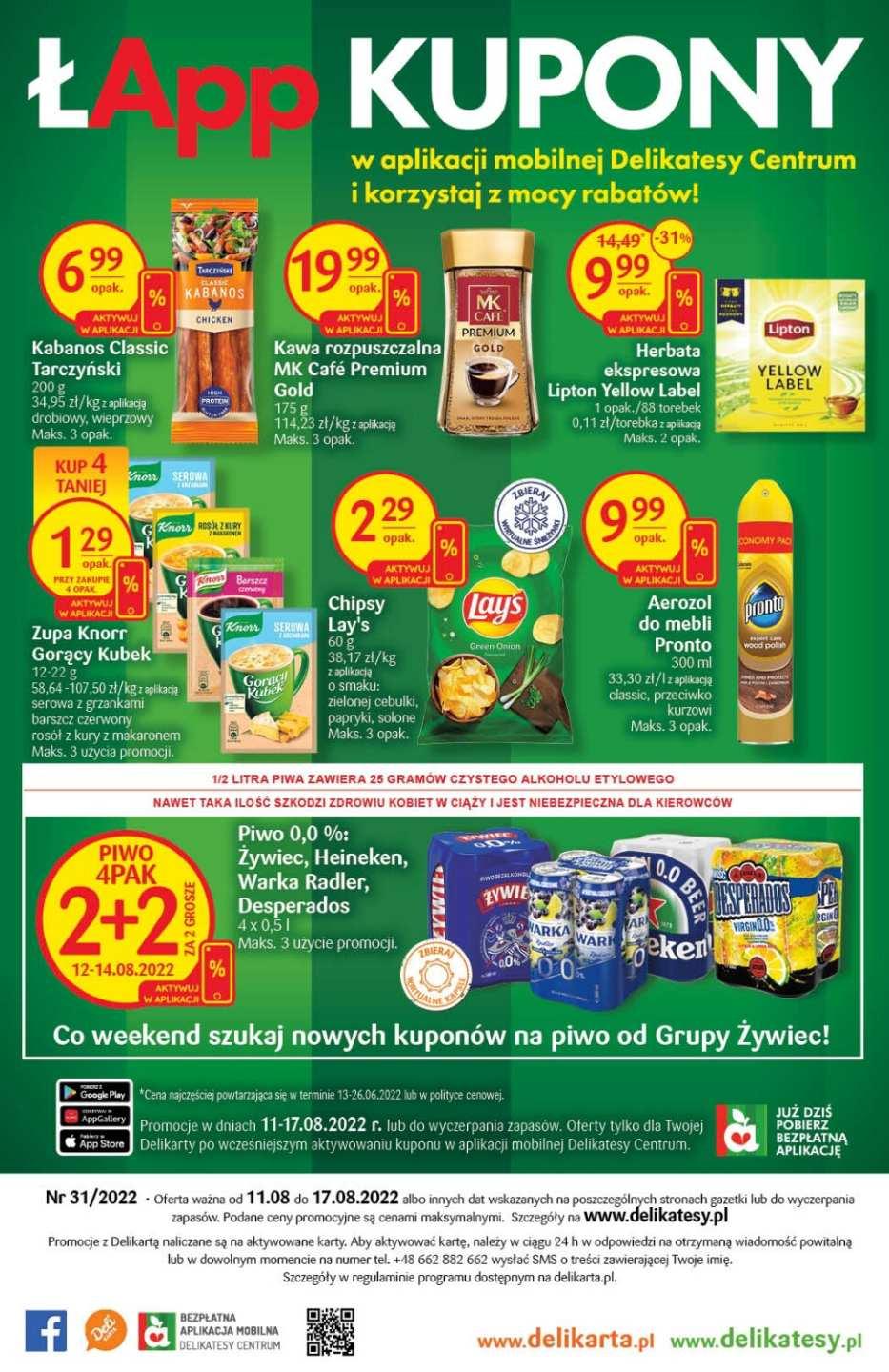 Gazetka promocyjna Delikatesy Centrum str. 32