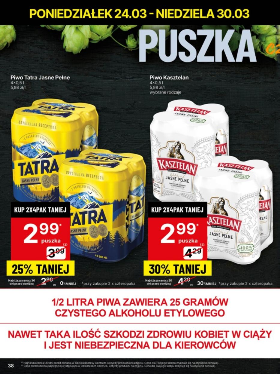 Gazetka promocyjna Delikatesy Centrum str. 38